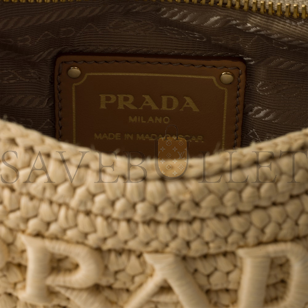 PRADA PRADA ARQUÉ CROCHET SHOULDER BAG 1BC194 (22.5*18.5*6cm) PRADA PRADA ARQUÉ CROCHET SHOULDER BAG 1BC194 (22.5*18.5*6cm)